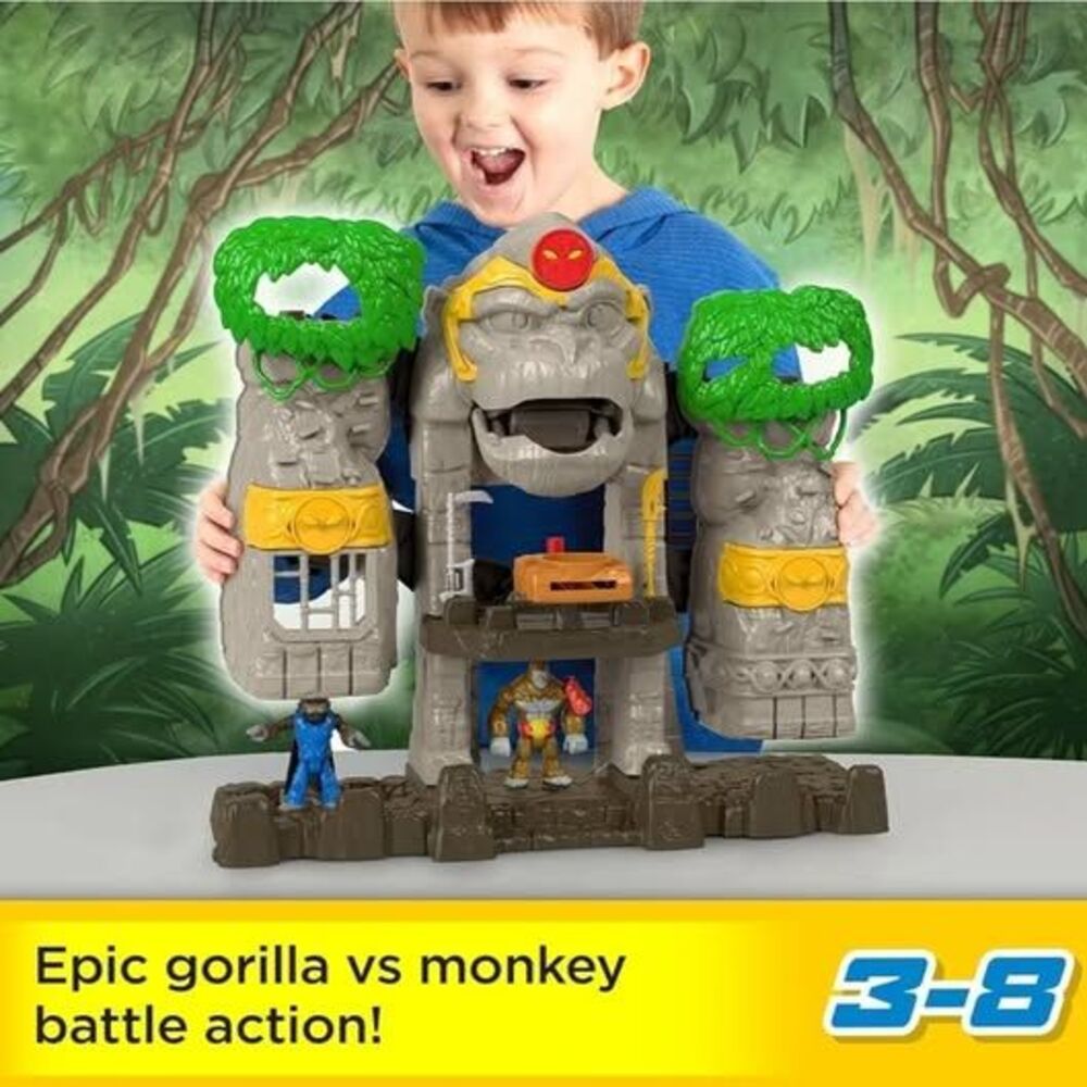 Fisher Price Imaginext Gorilla Fortress HTK86 & Boss Level Army Pack 2 Pack - Picture 9 of 16